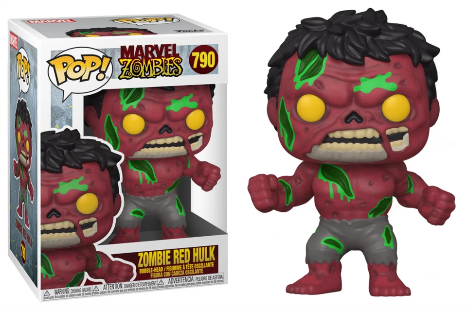 Zombie Roter Hulk POP Marvel Zombies #790 Vinyl Figur FUNKO - Bild 1 von 1