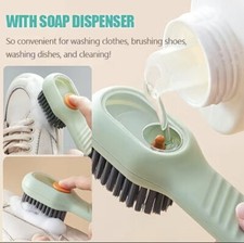 Liquid Household Shoe Washing Brush Soft Bristles Laundry Brush Collar Cleanner