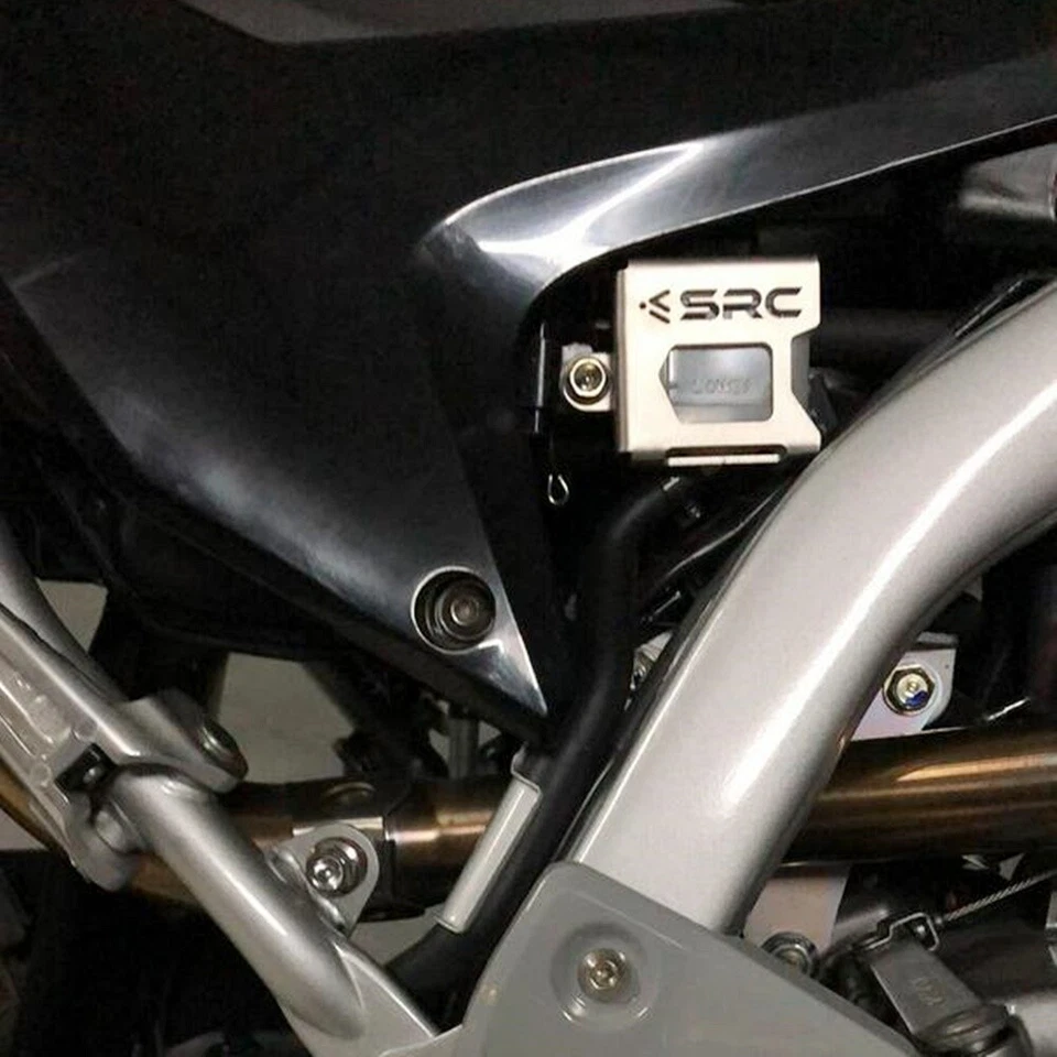 Rear Brake Fluid Reservoir Cover Guard For HONDA CRF250 M L 2011 - 2014 Black Foto 4 de 4