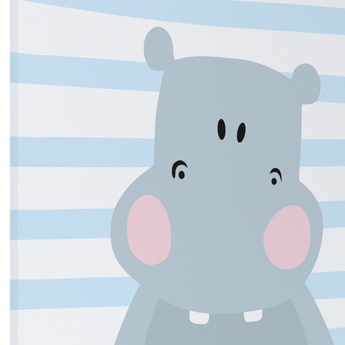 Quadro moderno per bambini Ippopodamo - ideale per la cameretta nascita regalo - Bild 3 von 12