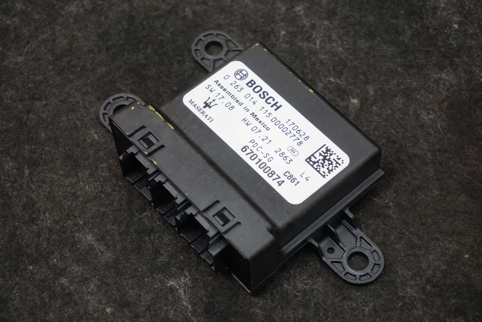 Park Assist Computer Control Module 670100874 Maserati Quattroporte S M156 2017+