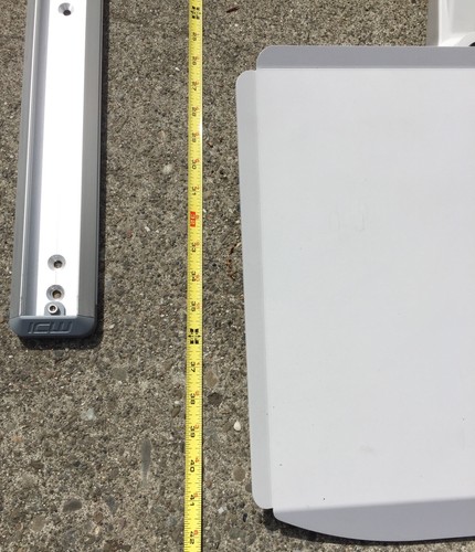 ICW Ultra Laptop Tray Mount, 36" Wall Track slider, 20” Double Arm, LTUT36 - Picture 2 of 12