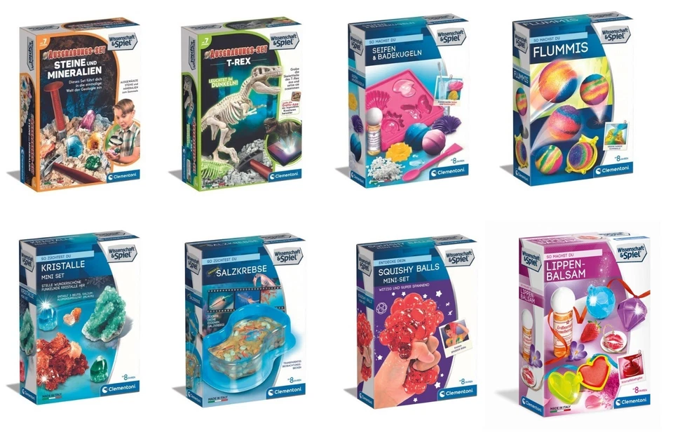 Clementoni Wissenschaft- / Experimentierkasten Lernspielzeug für Kinder Auswahl