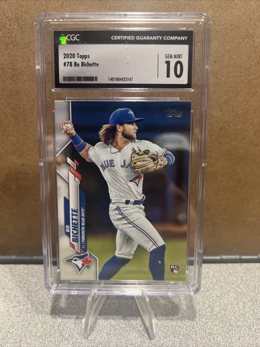 2020 Topps Bo Bichette Rookie RC CGC 10 GEM MINT TORONTO BLUE JAYS