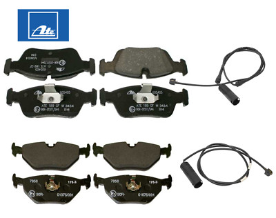 Front Brake Pad Rear Brake Pad Set OEM ATE + Sensor for BMW E36 Z3