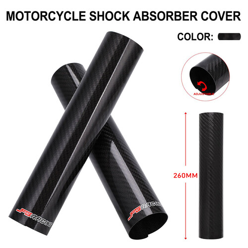 260mm Fork Guard Carbon Fiber Cover Protector Motorcycle Universal For Dirt Bike