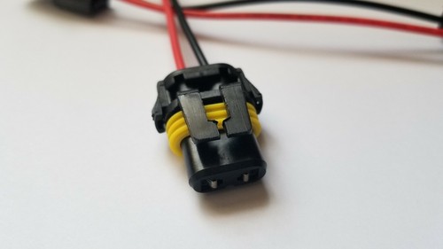2x Mitsubishi OEM HID BALLAST to aftermarket HID LED converter PIGTAIL PLUG wire - Bild 7 von 10