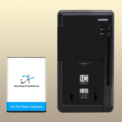 Large Capacity 1550mAh Extended Slim Battery Charger for Nokia 2760 Flip N139DL