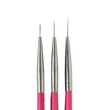 Winstonia Nail Art Brush Fine Thin Precise Line Detailer Brush Set BERRY WINE