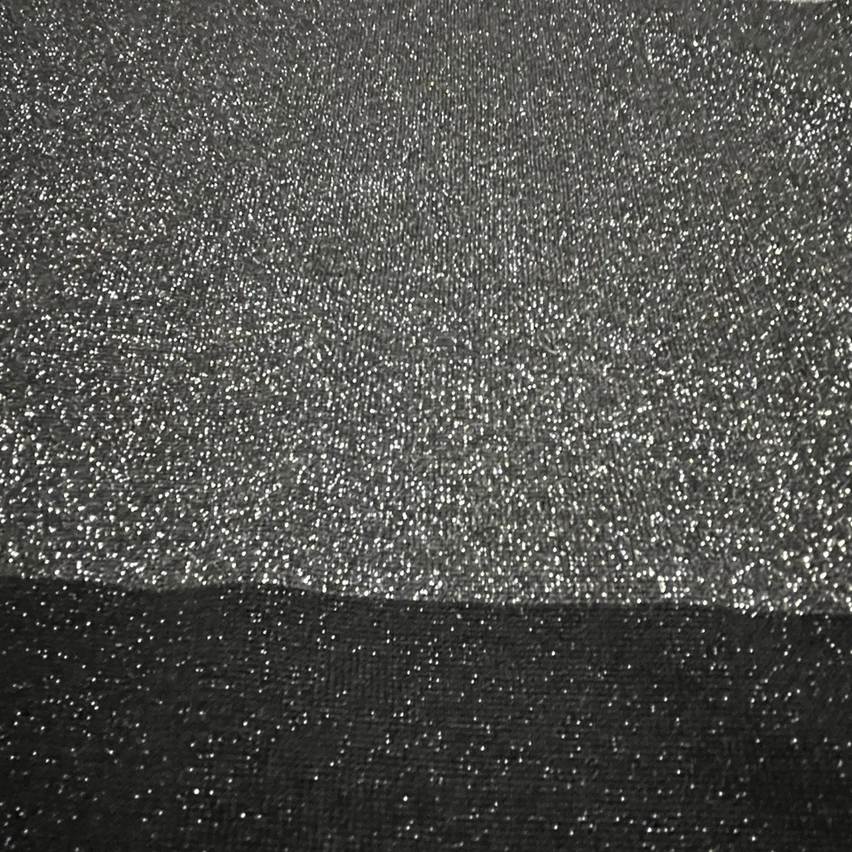 Suéter de cuello alto tejido piel sintética plateado metálico Alfani para mujer S Foto 4 de 4