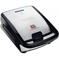 Tefal SW854D Sandwichtoaster Edelstahl/Schwarz Antihaftbeschichtung 700 Watt NEU