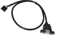 20" USB Header Motherboard Cable for Internal Chasis Case Panel Usage