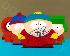 Trey Parker Autograph 8x10 South Park Reprint Photo Signed Auto Eric Cartman