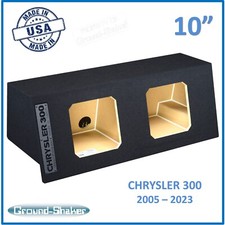 2005-2023 Chrysler 300 10" Dual Sealed Solo Baric Sub Box Subwoofer Enclosure