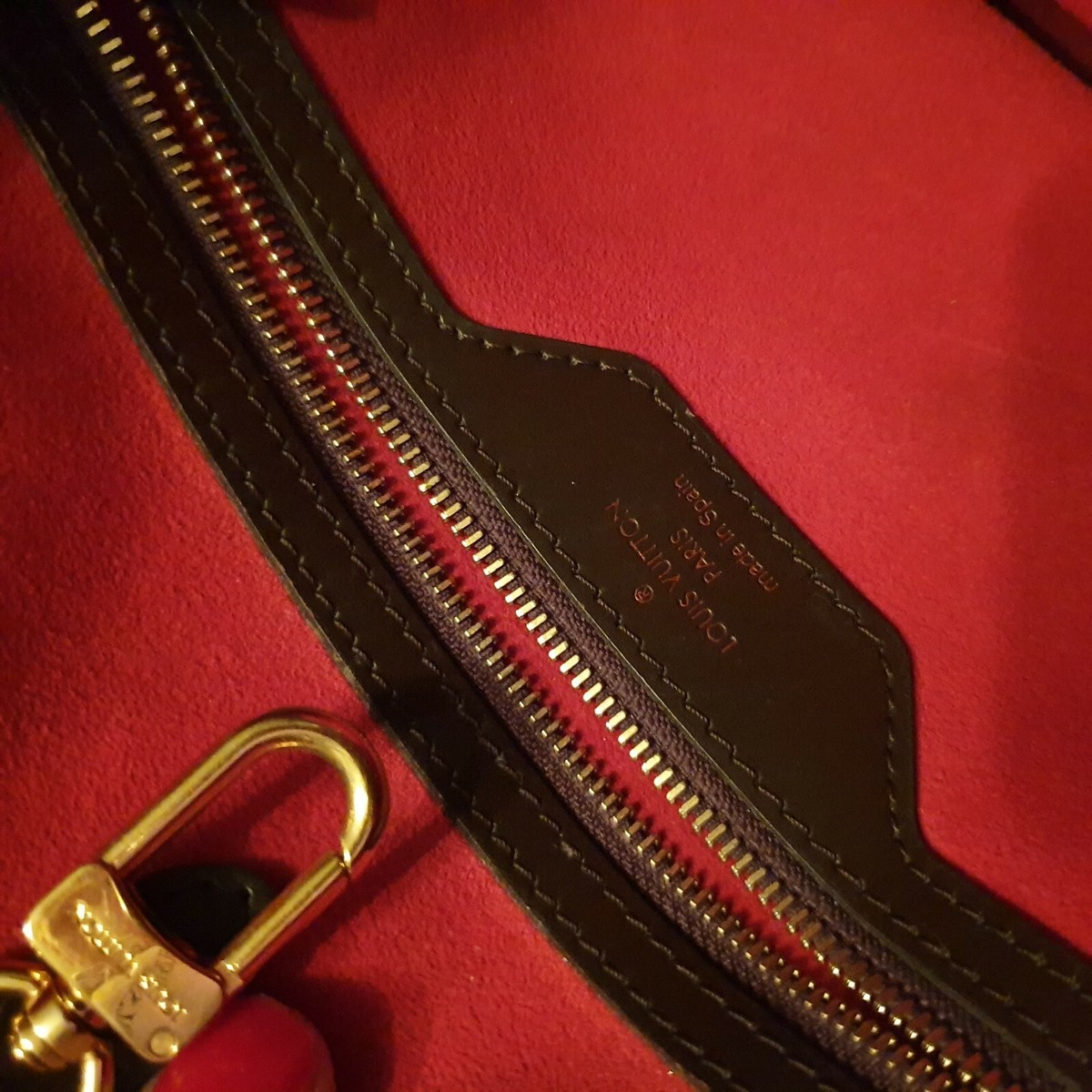 LOUIS VUITTON HAMPSTEAD MM DAMIER AZUR SCHULTERTASCHE SHOULDER BAG 