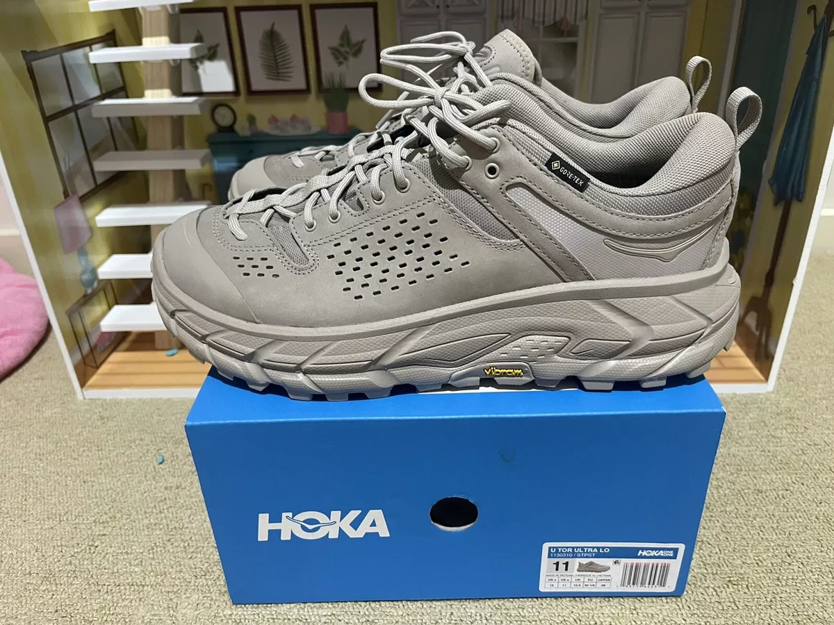 Size US11 Hoka one one Tor Ultra Low Taupe Gore Tex 2022 Japan WP JP Grey  Khaki