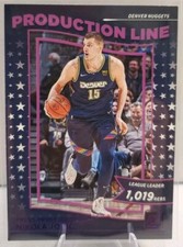 2022-2023 Panini Donruss, Production Line Purple Press Proof, Nikola Jokic #5