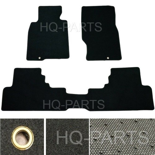 New 3 Pieces Black Nylon Carpet Floor Mats Fit For 0813 Infiniti G37