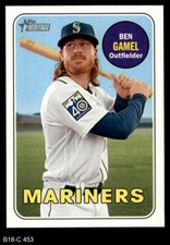 2018 Topps Heritage #453 Ben Gamel Mariners SHORT-PRINT 8 - NM/MT