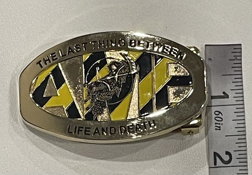 Vanguard 3" Gürtelschnalle "Das Letzte zwischen Leben und Tod" Sensenmann - Bild 7 von 10