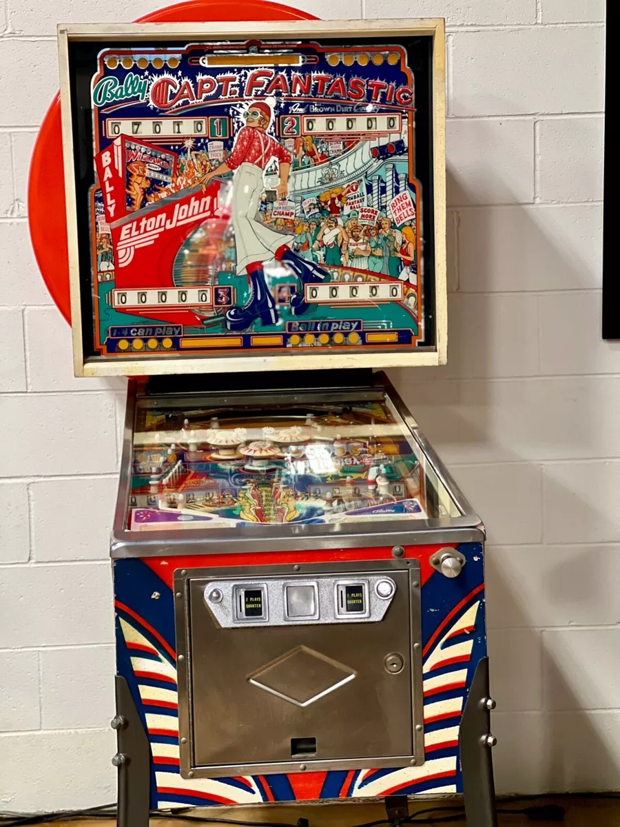 1976 BALLY CAPTAIN FANTASTIC PINBALL MACHINE VINTAGE ARCADE GAME