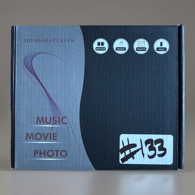 MYPIN 4K Media Movie USB 1080p Full HD Hard Disk Media Player - Black W/ Remote