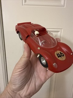 COCHE SLOT FERRARI 365 P2 ESCALA 1/32 STROMBECKER DE COLECCIÓN Raro Probado Funciona