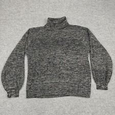 Zenana Sweater Womens Medium Gray Marled Knit...