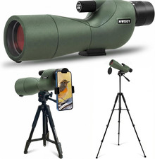 25-75X60 Spotting Scope with Upgraded 60In Tripod, BAK4 Prism  FMC