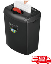 12-Sheet Cross Cut Paper Shredder P-4 Secure Office Machine with 5.55 Gal Bin