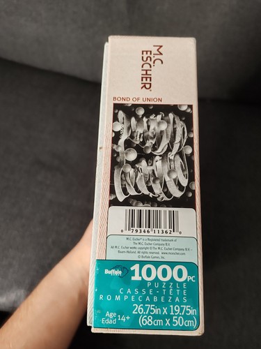 Buffalo M.C. Escher Bond Of Union 1000 Teile Puzzle mit Poster komplett - Bild 8 von 8