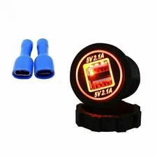 Car-styling Vehicle Charger 5V 4.2A Dual USB Charging Socket Adapter Outlet