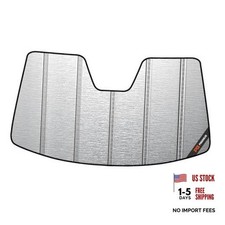 Brushed Silver Windshield Sunshade for Mazda 3 2019-2025 - Seat/Hatchback