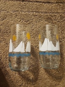 Vintage Sailboat Glasses | eBay