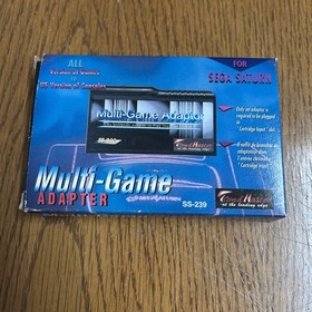 Sega Saturn Multi-Game Universal Adaptor Trend Master TESTED W/ Box