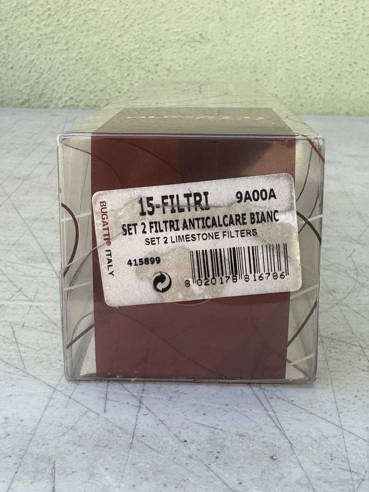 Эспрессо-машина Bugatti DIVA Италия упаковка 2 шт. первоклассные известняковые фильтры для удаления накипи - Изображение 4 из 4