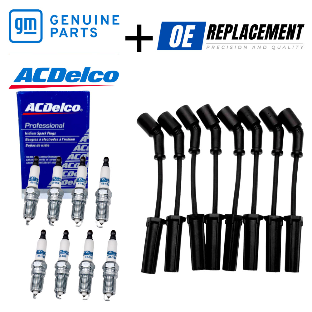 TUNE UP KIT WIRES 748HH SPARK PLUGS 41-162 CHEVY SILVERADO SIERRA 5.3L 99-06 07