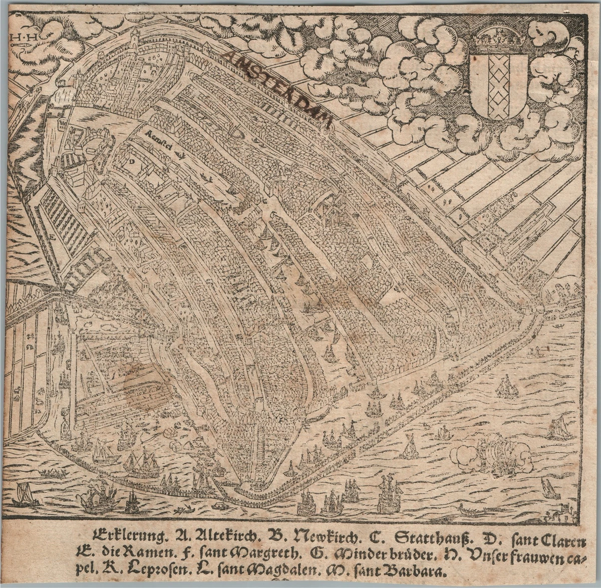 Amsterdam Antique Europe City Maps for sale | eBay