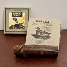 Flights of Fancy Wooden Duck Call With Box Made in England 1993