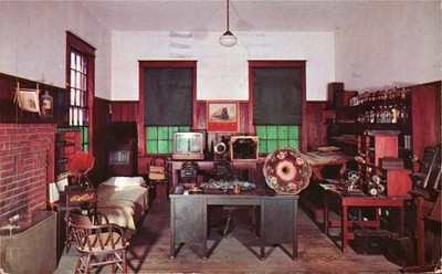 Edison Winter Home Fort Myers FL Laboratory Office 1956 Posted Postcard