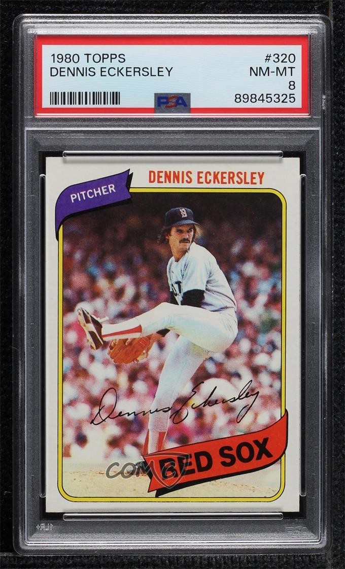 1980 Topps Dennis Eckersley #320 PSA 8 HOF uk2
