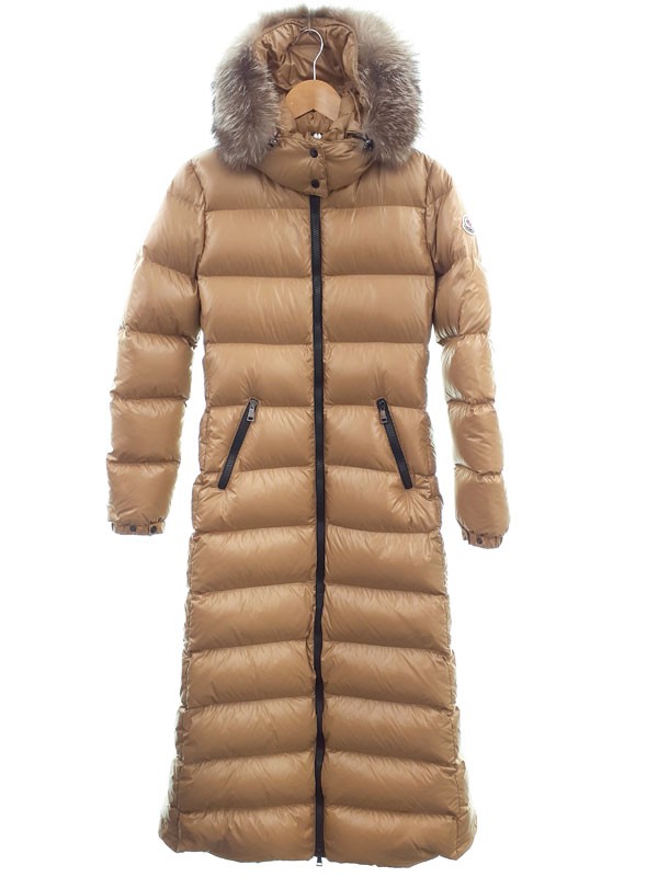 Moncler Hudson Fox Fur Down Coat Size1