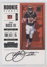 2017 Panini Contenders Rookie Ticket RPS John Ross III #326 Auto 0v5z
