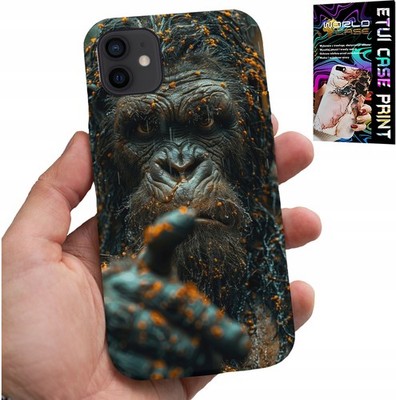 Hülle für iPhone 13 Mini - Affe, Affe, Gorilla, Tiere + Glas