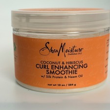 SheaMoisture Coconut Hibiscus Curl Enhancing Smoothie 10oz Hair Cream NEW