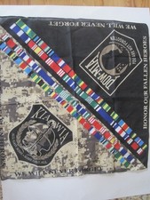 Bandana Cotton POW MIA Honor Of Our Fallen Heroes 21" Square Good Sports Inc.