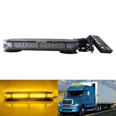 42 SMDs 12V/24V orange LED-Warnblitzlicht Bedienfeld 29 Strobe-Modi Blitzlicht