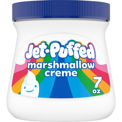 Jet-Puffed Marshmallow Creme (7 oz Marshmallows Jar) Sweet Marshmallow Taste!