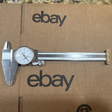 Accusize Industrial Tools 0-6 inch by 0.001 inch Precision Dial Caliper Stainle