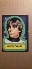 1977 TOPPS STAR WARS STICKER LUKE SKYWALKER 1 NM 